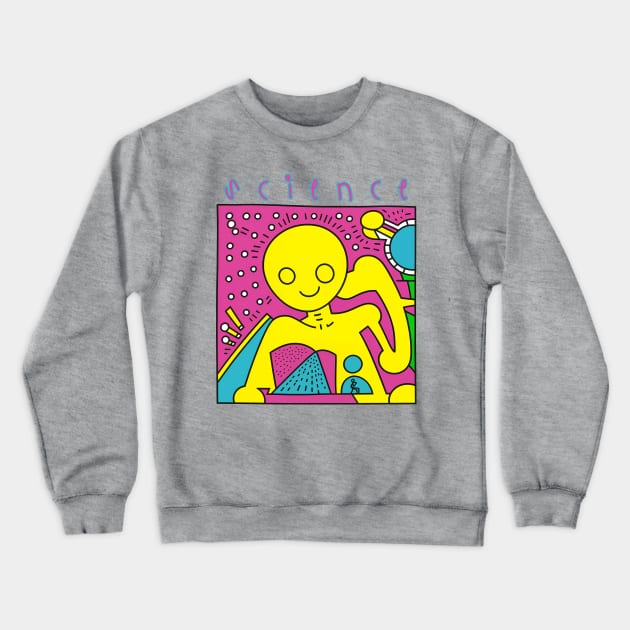 Science Nerd Geek Crewneck Sweatshirt by Artilize